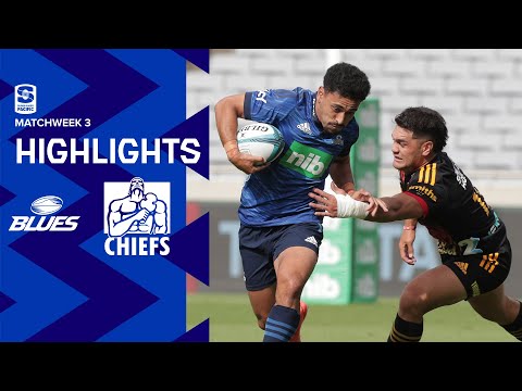 DHL Super Rugby Pacific R3 Highlights: Blues v Chiefs (2022)