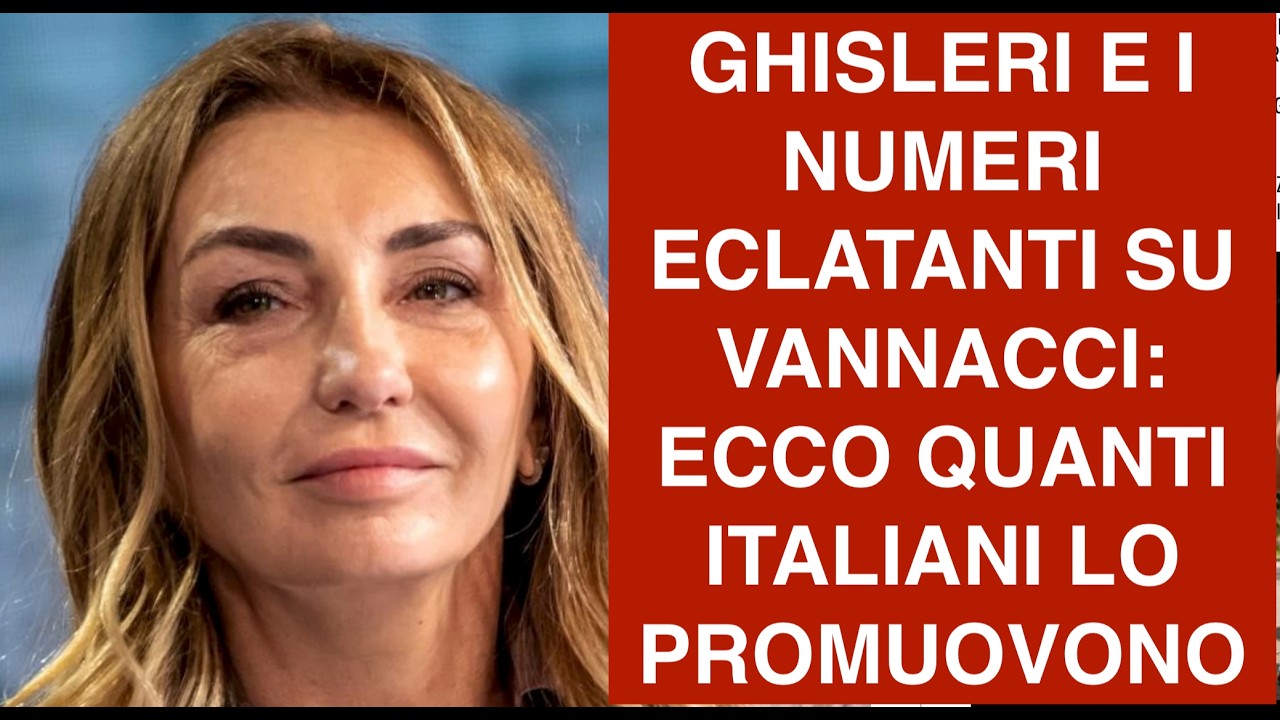 GHISLERI E I NUMERI ECLATANTI SU VANNACCI: ECCO QUANTI ITALIANI LO PROMUOVONO