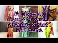 24 Different Types Of Saree Draping Styles With Name TG Chic