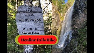 Hiking in Oregon Heline Falls Hike