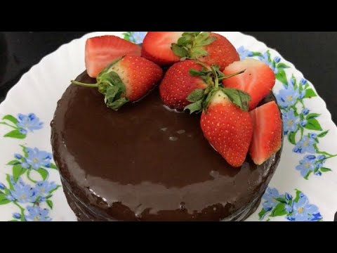 Chocolate sponge cake in pressure cooker | Basic sponge cake recipe | Chocolate cake without oven
