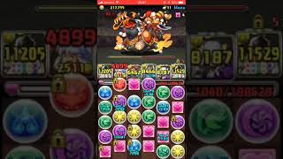 ♠︎【パズドラ】一度きり精霊王チャレンジ闇  シェリングフォードPT