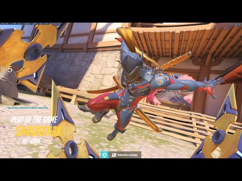 Overwatch Genji God Shadder2k Showing His Sick Genji Gameplay Skills -POTG-