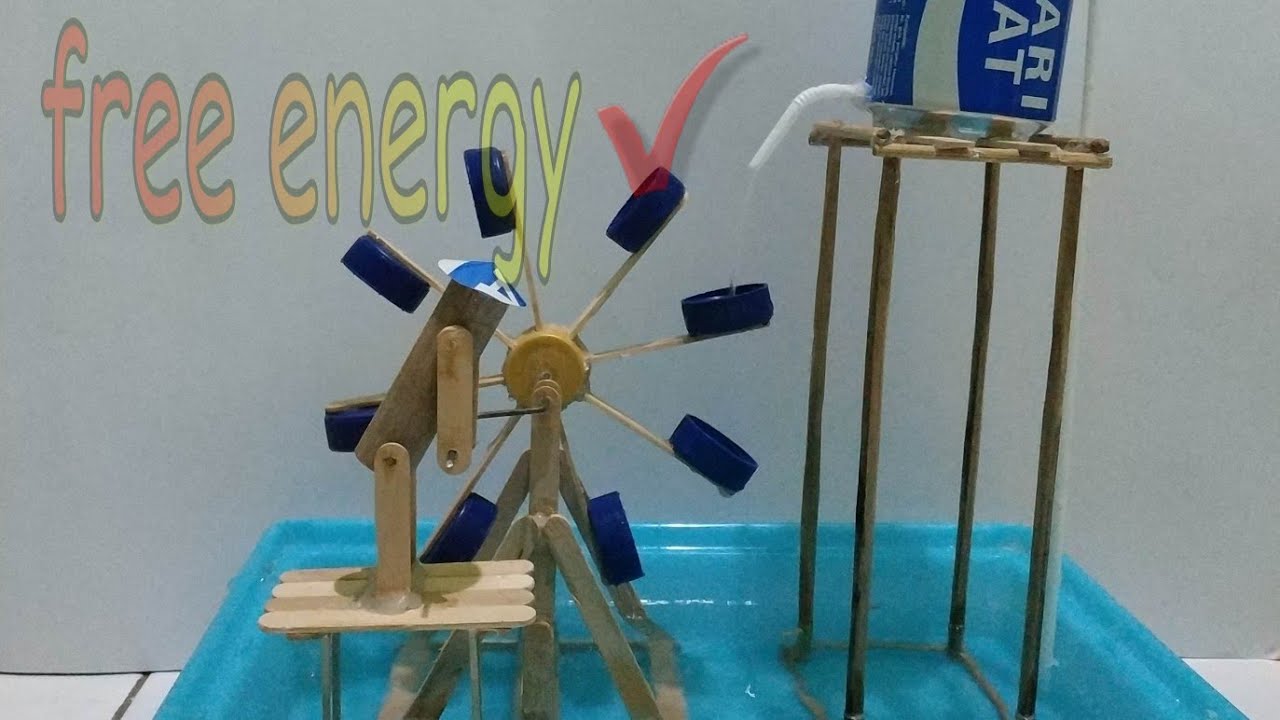 Cara membuat kincir air petani tanpa listrik / How to make waterwhell without electricity