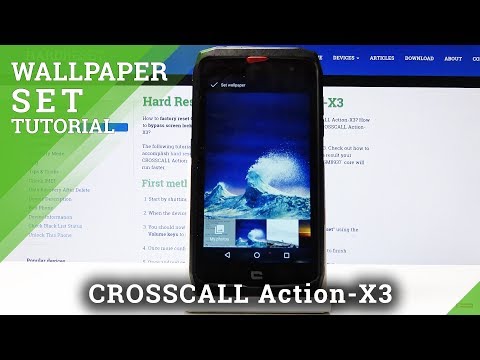 How to Change Wallpaper in CROSSCALL Action X3 – Lock Screen & Home Screen Update