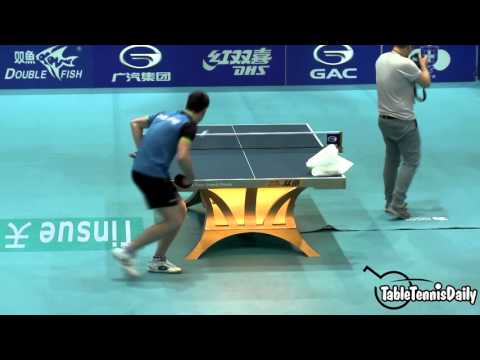 Dimitrij Ovtcharov Serve Practice - Grand Finals 2015 (PART 1)