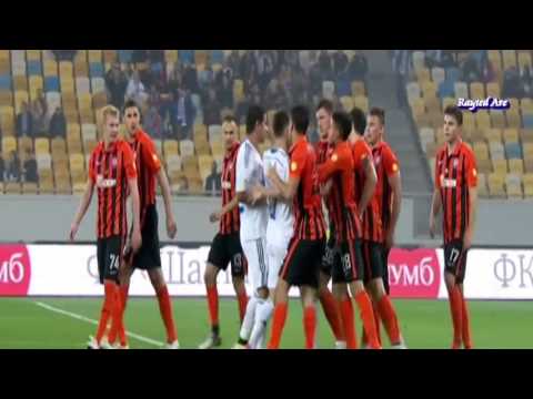 Shakhtar vs Dynamo Kyiv brawl. Yarmolenko red card (May 1st, 2016)