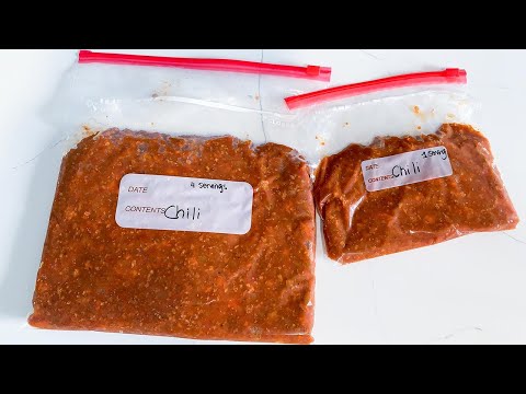 How to Freeze Chili & Reheat it For Future Lunches & Dinners