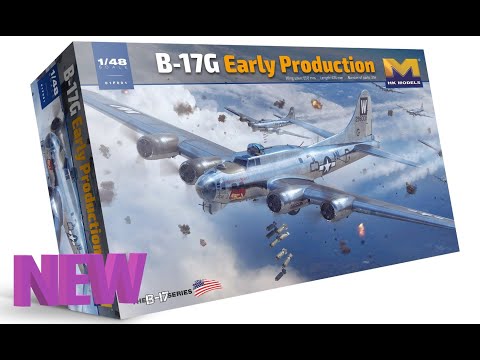 HK Models 1/48 B-17G Flying Fortress Early Production # 01F001