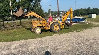 John T Henry Auction Co LLC lot 700a Ford 3600 Backhoe Cultra Rd