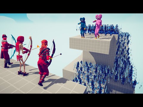 ARCHERS GODS vs ARMY OF UNITS | TABS - Totally Accurate Battle Simulator