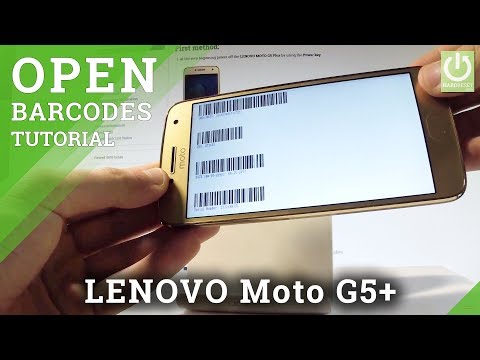 How to Check Bar Codes in LENOVO Moto G5 Plus - Open Barcodes