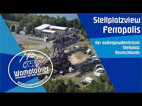 Stellplatzview - Ferropolis - der außergewöhnlichste Stellplatz Deutschlands