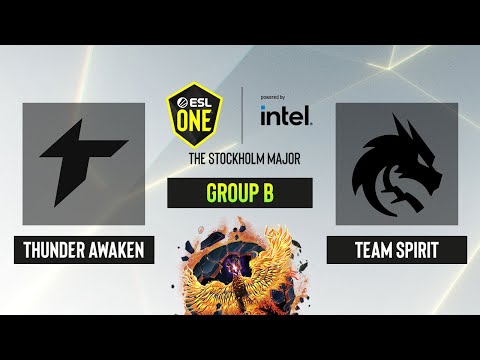 Dota2 - Thunder Awaken vs. Team Spirit - Game 1 - Group B - ESL One Stockholm 2022