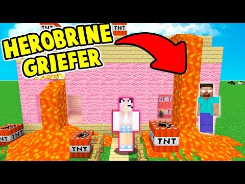 SI SPACCIA PER LA MIA RAGAZZA E LA GRIFFO! - HEROBRINE GRIEFER - Scherzi su Minecraft ITA