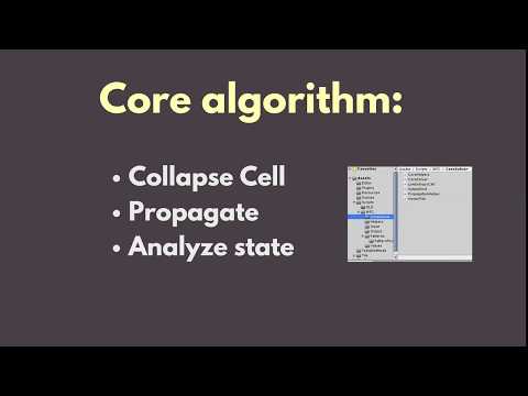 Wave Function Collapse Tutorial 17 Coding Core Algorithm Part 1