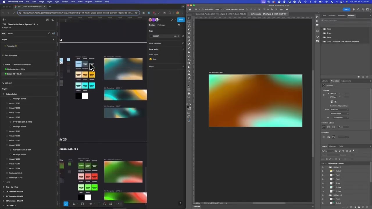 Video thumbnail for Photoshop Auto Color Palette Script