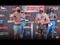 VICTOR RODRIGUEZ VS. JUSTIN HORSLEY - FULL WEIGH IN & FACE OFF VIDEO