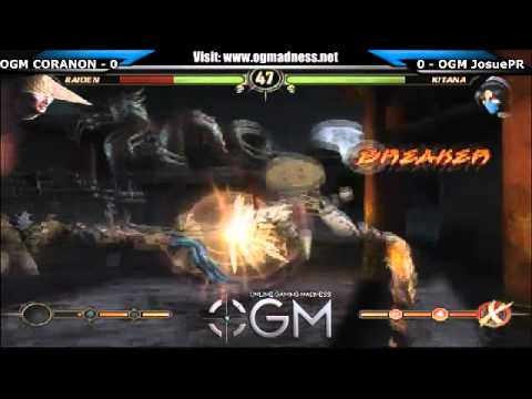 FGA Weekly Tourny 6/18/2011: MK9 Winner Finals:  OGM CORANON (Raiden) vs. OGM JosuePR (Kitana)