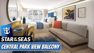 Star of the Seas | Central Park View Balcony Walkthrough Tour | Royal Caribbean 2025 | 4k