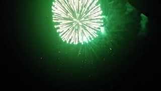 preview picture of video 'Excerpts of the 2014 Fireworks from Branford, CT'