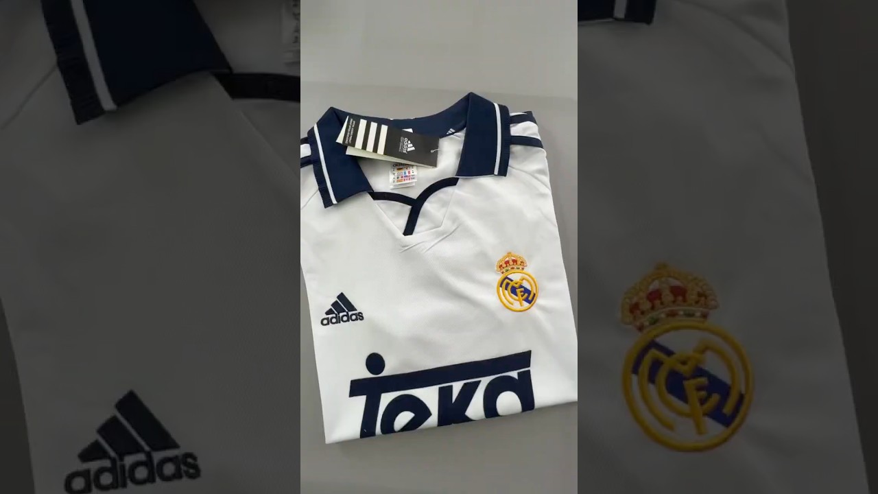 2000/2001 Real Madrid Home White Fan Edition No. 5 Zidane Vintage Jersey #football #soccer #jersey