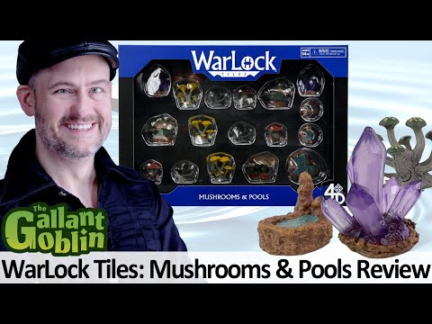 WarLock Tiles: Mushrooms & Pools - WizKids 4D Settings Prepainted Minis Terrain