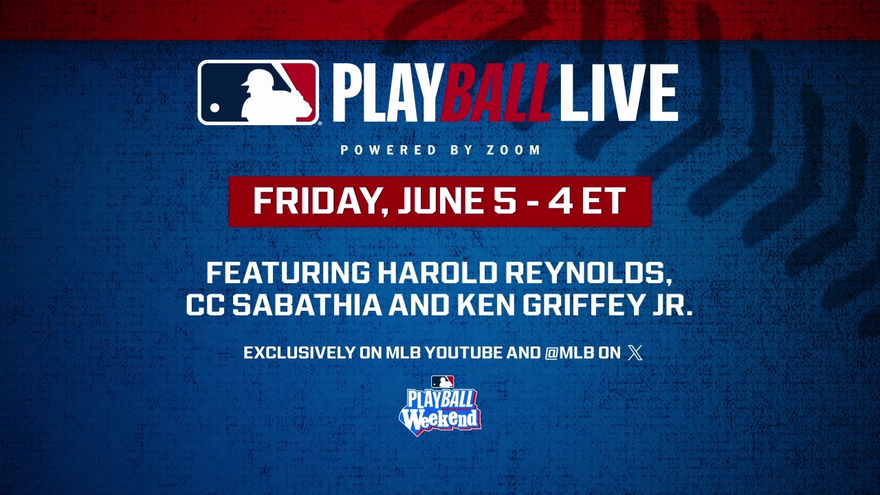 Play Ball Live! Ken Griffey Jr, CC Sabathia, & Harold Reynolds talk all things Play Ball Weekend!