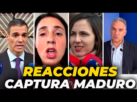 All the political reactions to the capture of Maduro by Donald Trump: Sánchez, Montero, Belarra...