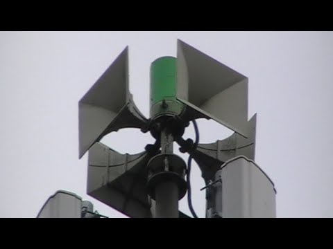 Große Sirenenprobe Köln - Pneumatische HLS 273 in Niehl mit 4 Signalen + Werkssirenen