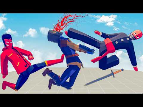 2x TAEKWONDO MASTER vs EVERY UNIT | Totally Accurate Battle Simulator-TABS