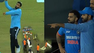 Download lagu ROHIT sharma showing Virat Kohli Jasprit Bumrah bowling alone in rain ind vs pak mp3
