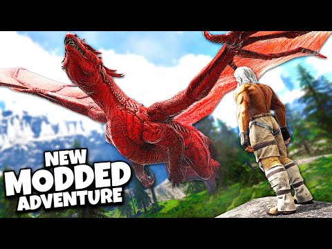 A CRAZY NEW MODDED ARK ADVENTURE BEGINS! | ARK MEGA MODDED Survival Episode #1