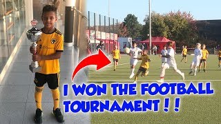 I WON THE FOOTBALL TOURNAMENT!! 9 YEAR OLD TASH BALLER!!