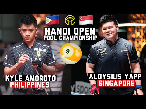 SINGAPORE RANKED #1 ALOYSIUS YAPP VS PHILIPPINE RISING STAR KYLE AMOROTO | 2023 HANOI OPEN HIGHLGHTS
