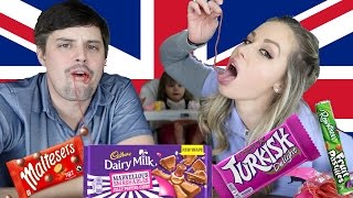 AMERICANS TRY BRITISH CANDY (sweets)