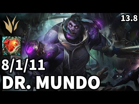Dr. Mundo Jungle vs Lee Sin - KR Master  | Patch 13.8
