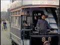 Electric Tram Rides from Forster Square, Bradford (1902) colourised