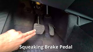 Squeaking Brake Pedal fix (WD-40, Renault Espace IV)