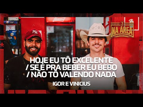 Igor e Vinicius - Hoje Eu Tô Excelente / Se É pra Beber Eu Bebo / Não Tô Valendo Nada (Na Área 3)