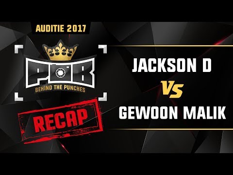 Precap: Jackson D vs Gewoon Malik - Punchoutbattles Audities 2017