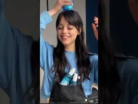 Jenna Ortega antes e depois de encontrar su estilo Wandinha #shorts #serie #wandinha #jennaortega