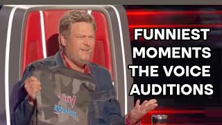 Download lagu Blake Shelton FUNNIEST moments on The Voice | Auditions | Part 2 mp3