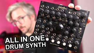 ALL IN ONE PERCUSSIVE SYNTHESIZER // Queen of Pentacles eurorack review & comparison with BLCK NOIR