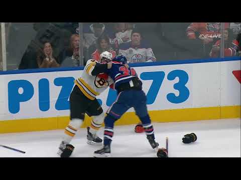 Jonathan Aspirot vs Max Jones, Bruins @ Oilers - 31st Dec 2025