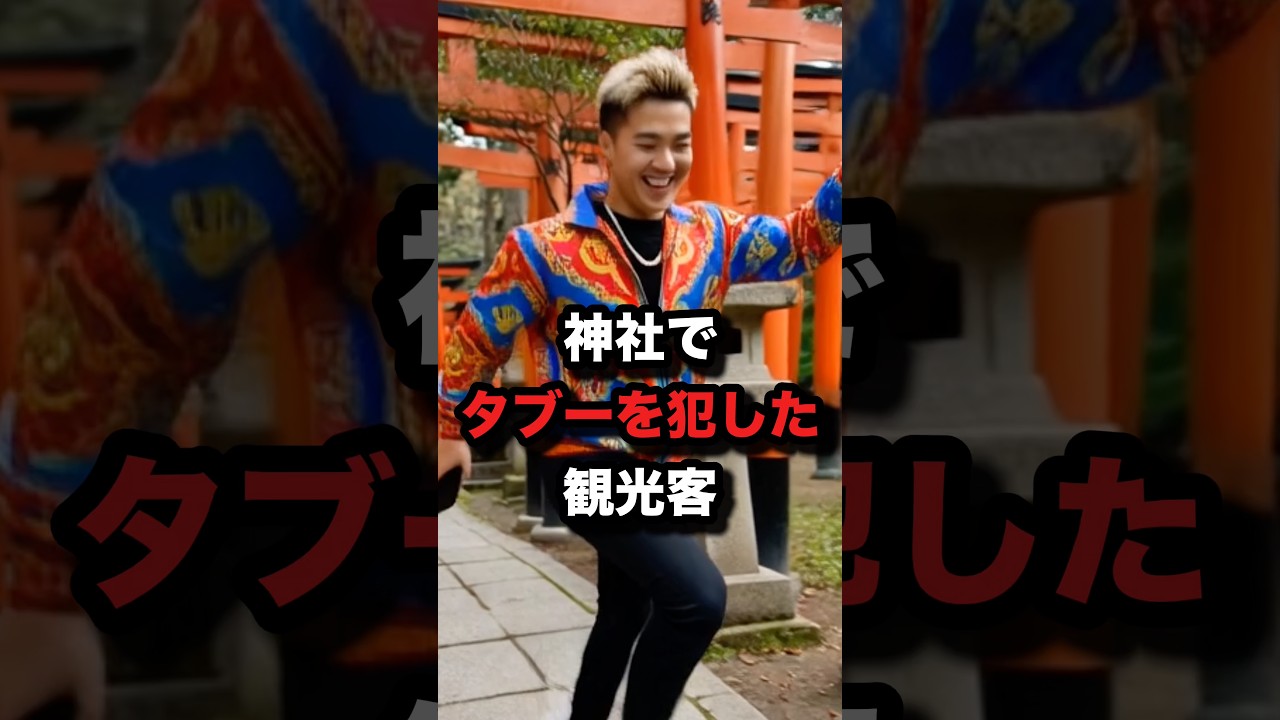 神社にやって来た観光客が　 #shorts #ショート #修羅場 #スカッと