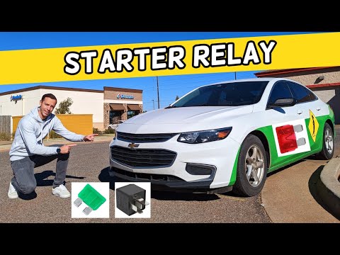 CHEVROLET MALIBU ENGINE STARTER RELAY LOCATION 2016 2017 2018 2019 2020 2021 2022 2023