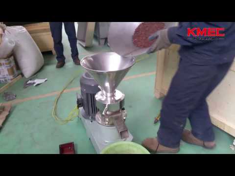 Video of making cocoa butter - KMEC Peanut Machine 
