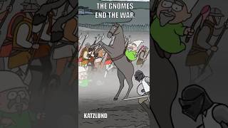 #gnome #war #battle #crawly #animation #wizard #knight #fyp #funny #parody #meme