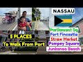 Walking Nassau Bahamas Cruise Port